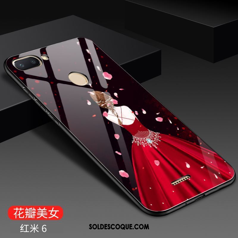 Coque Xiaomi Redmi 6 Bleu Créatif Nouveau Personnalité Étui Pas Cher