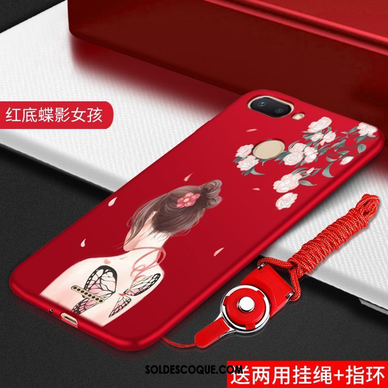 Coque Xiaomi Redmi 6 Créatif Charmant Rouge Fluide Doux Mode En Vente