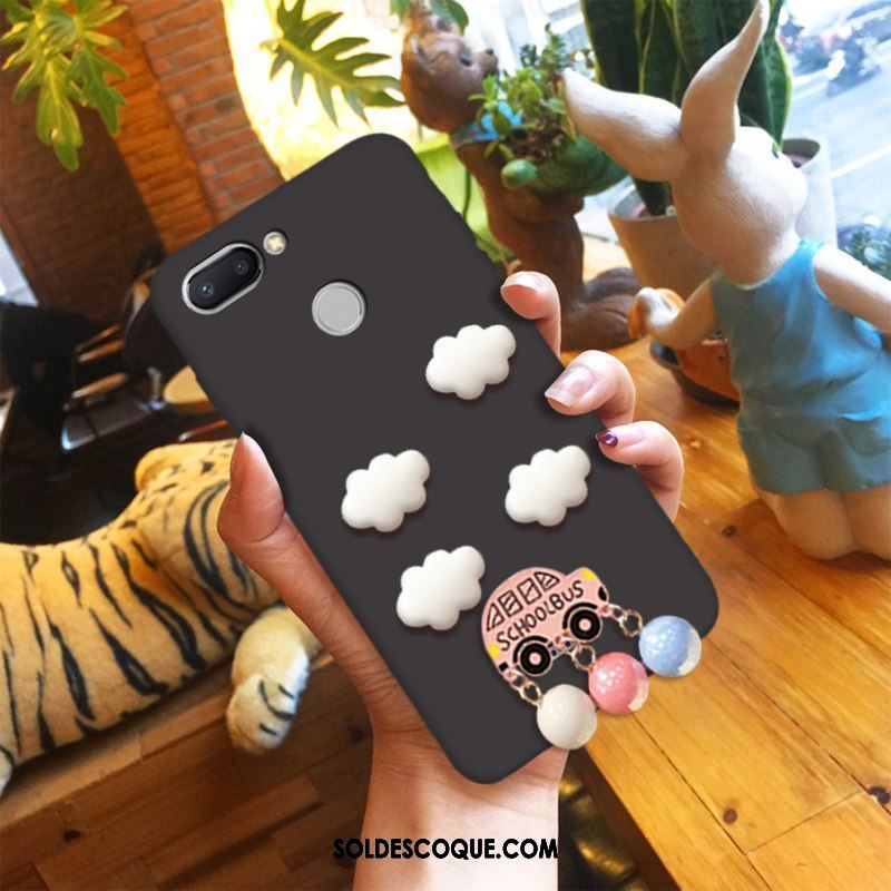 Coque Xiaomi Redmi 6 Créatif Téléphone Portable Dessin Animé Charmant Délavé En Daim Pas Cher