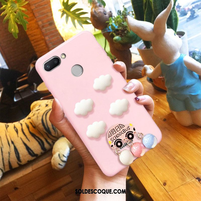 Coque Xiaomi Redmi 6 Créatif Téléphone Portable Dessin Animé Charmant Délavé En Daim Pas Cher