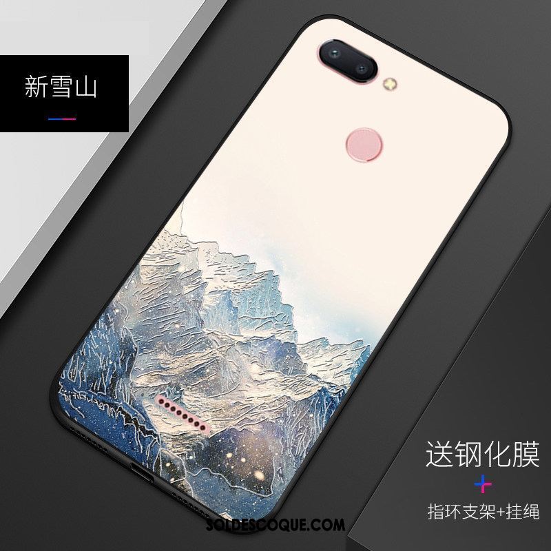 Coque Xiaomi Redmi 6 Personnalisé Étui Blanc Gaufrage Protection Soldes