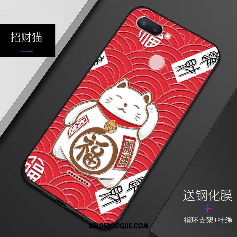 Coque Xiaomi Redmi 6 Personnalisé Étui Blanc Gaufrage Protection Soldes