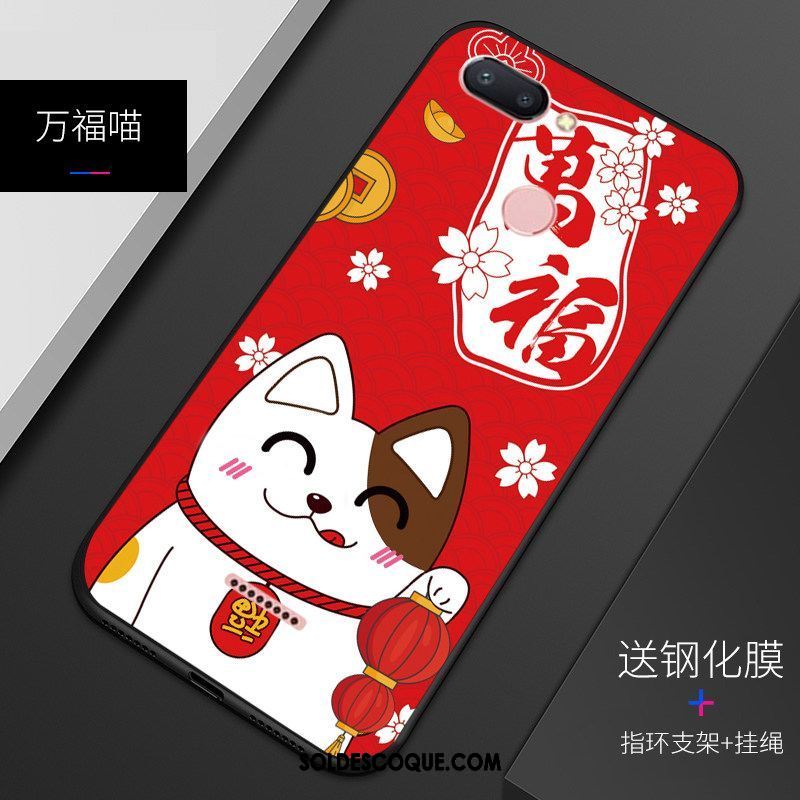 Coque Xiaomi Redmi 6 Personnalisé Étui Blanc Gaufrage Protection Soldes