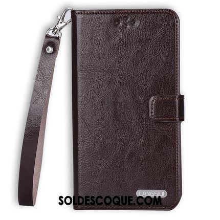 Coque Xiaomi Redmi 6 Protection Business Cuir Véritable Carte Étui En Ligne