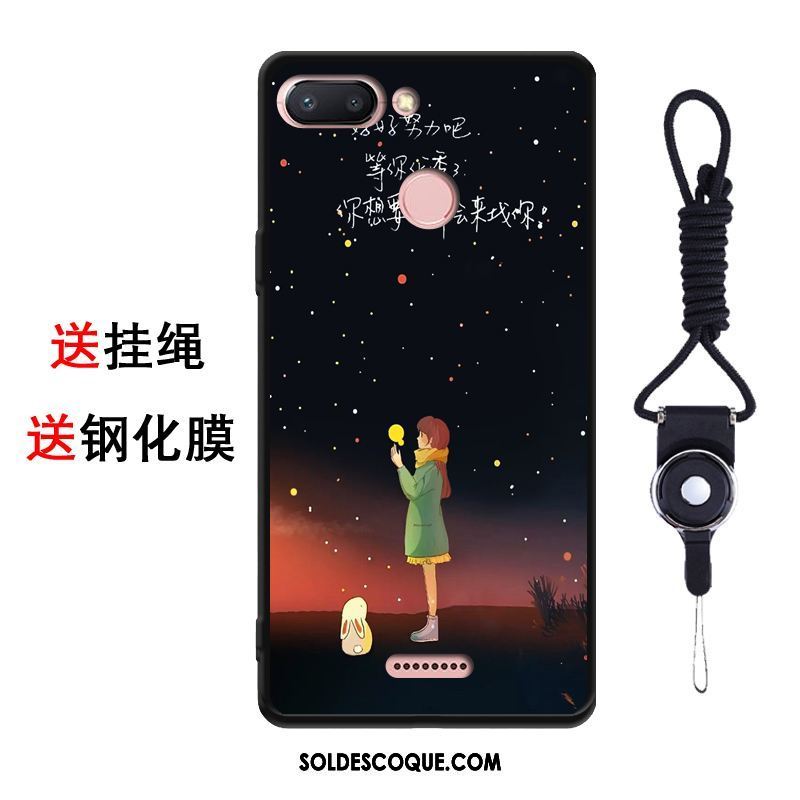 Coque Xiaomi Redmi 6 Silicone Tendance Étui Dessin Animé Fluide Doux Soldes