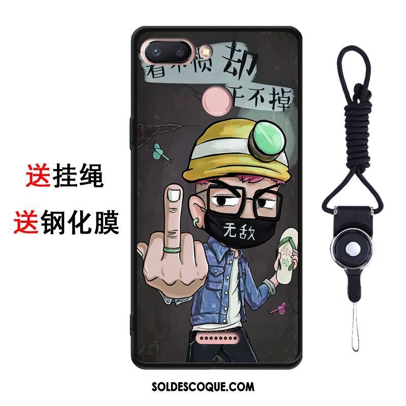 Coque Xiaomi Redmi 6 Silicone Tendance Étui Dessin Animé Fluide Doux Soldes