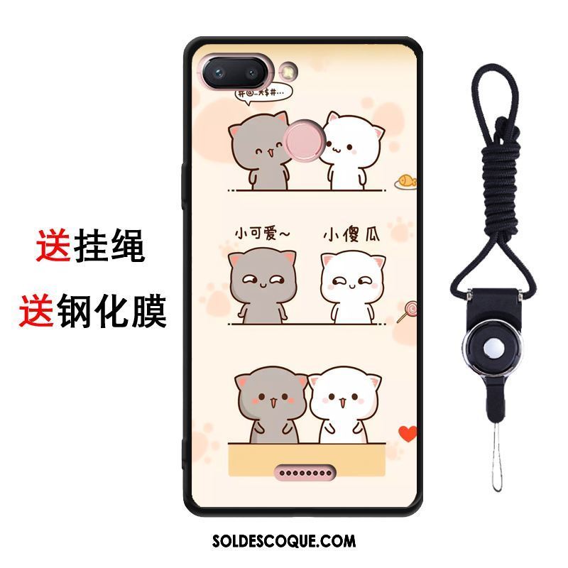 Coque Xiaomi Redmi 6 Silicone Tendance Étui Dessin Animé Fluide Doux Soldes