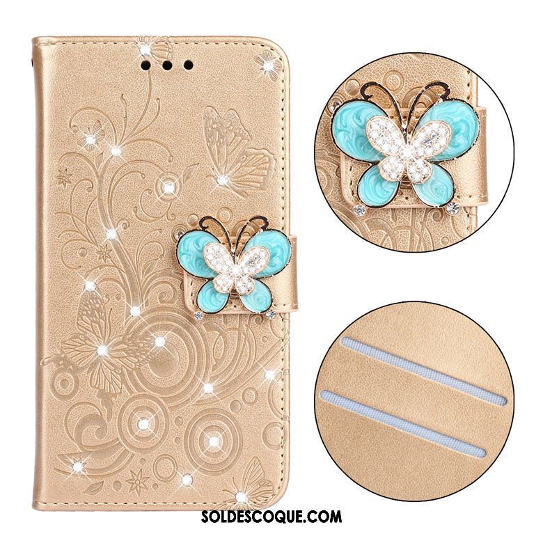 Coque Xiaomi Redmi 6 Strass Rose Incassable Fluide Doux Protection En Vente