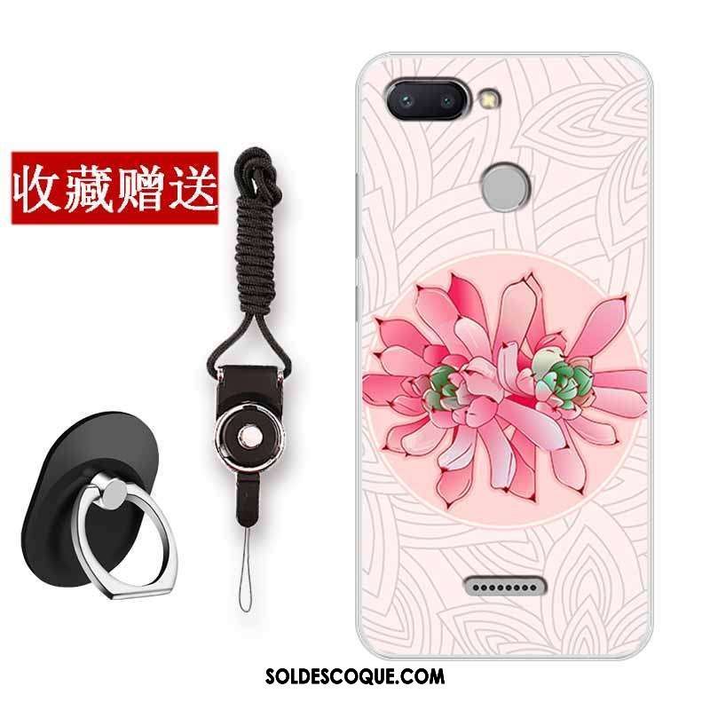 Coque Xiaomi Redmi 6 Tout Compris Peinture Blanc Incassable Fluide Doux Pas Cher