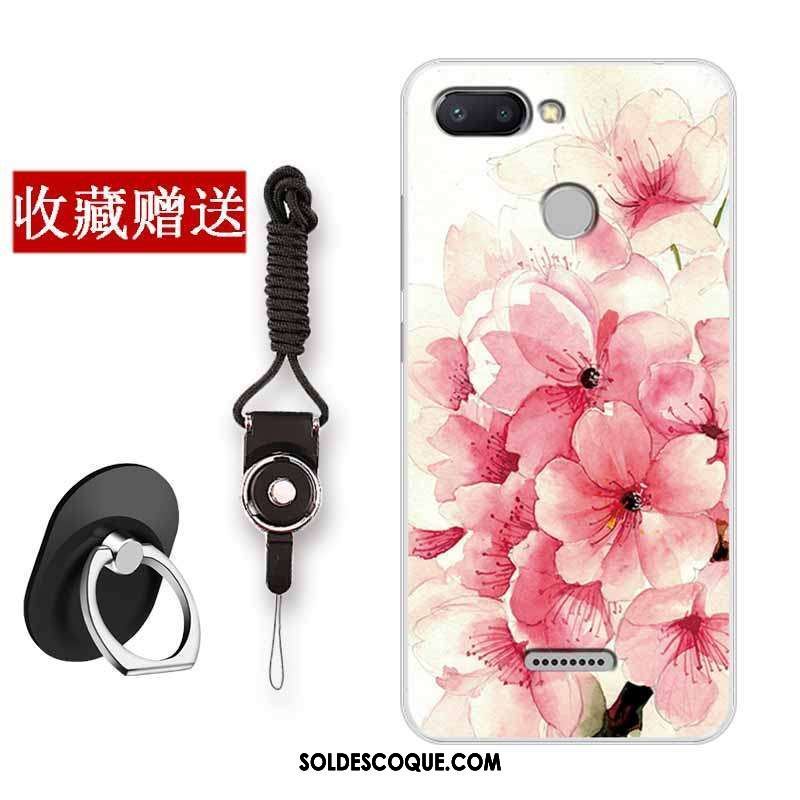 Coque Xiaomi Redmi 6 Tout Compris Peinture Blanc Incassable Fluide Doux Pas Cher