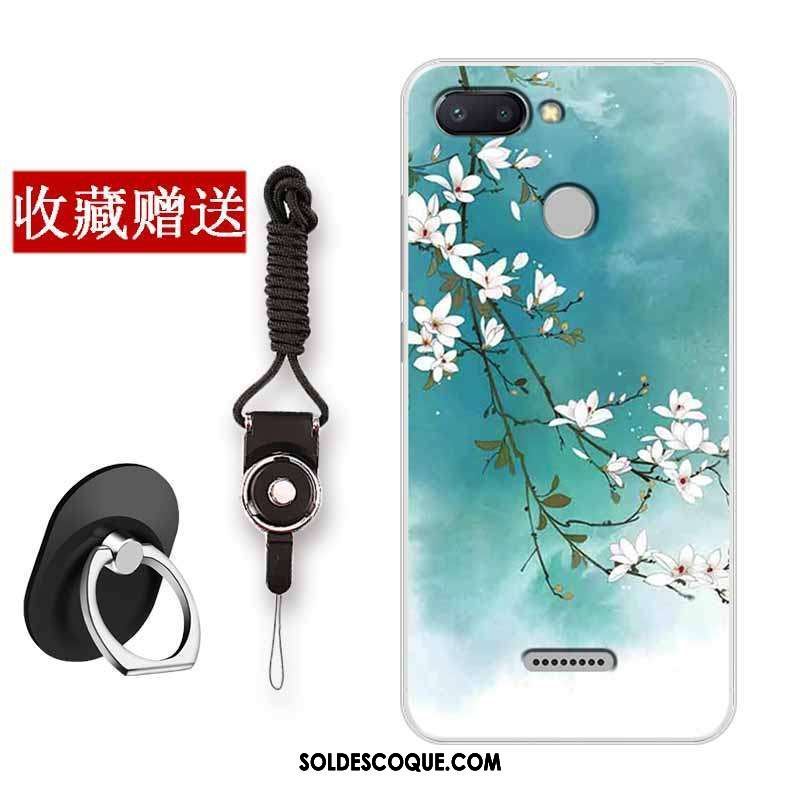 Coque Xiaomi Redmi 6 Tout Compris Peinture Blanc Incassable Fluide Doux Pas Cher