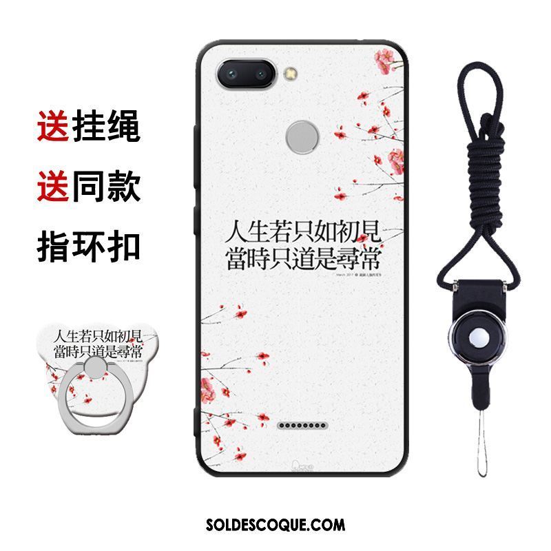 Coque Xiaomi Redmi 6 Téléphone Portable Rouge Tout Compris Étui Personnalité En Ligne