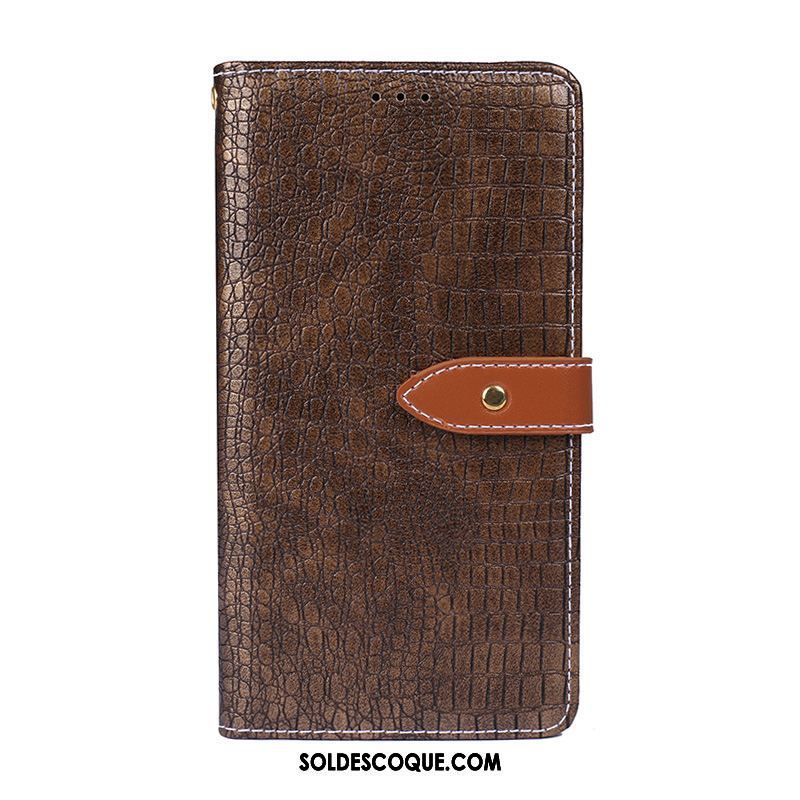 Coque Xiaomi Redmi 6 Étui En Cuir Carte Support Rouge Vin Rouge En Vente