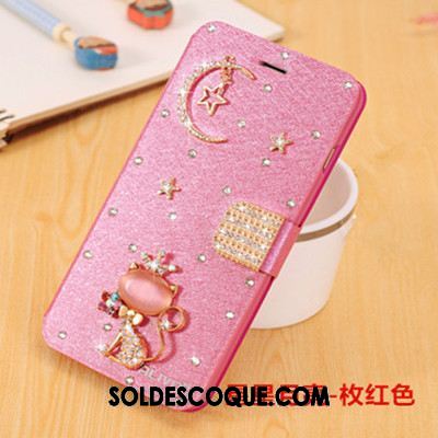 Coque Xiaomi Redmi 6 Étui En Cuir Tendance Incassable Téléphone Portable Rouge Pas Cher