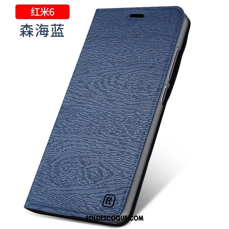 Coque Xiaomi Redmi 6 Étui Téléphone Portable Incassable Rose Étui En Cuir Soldes