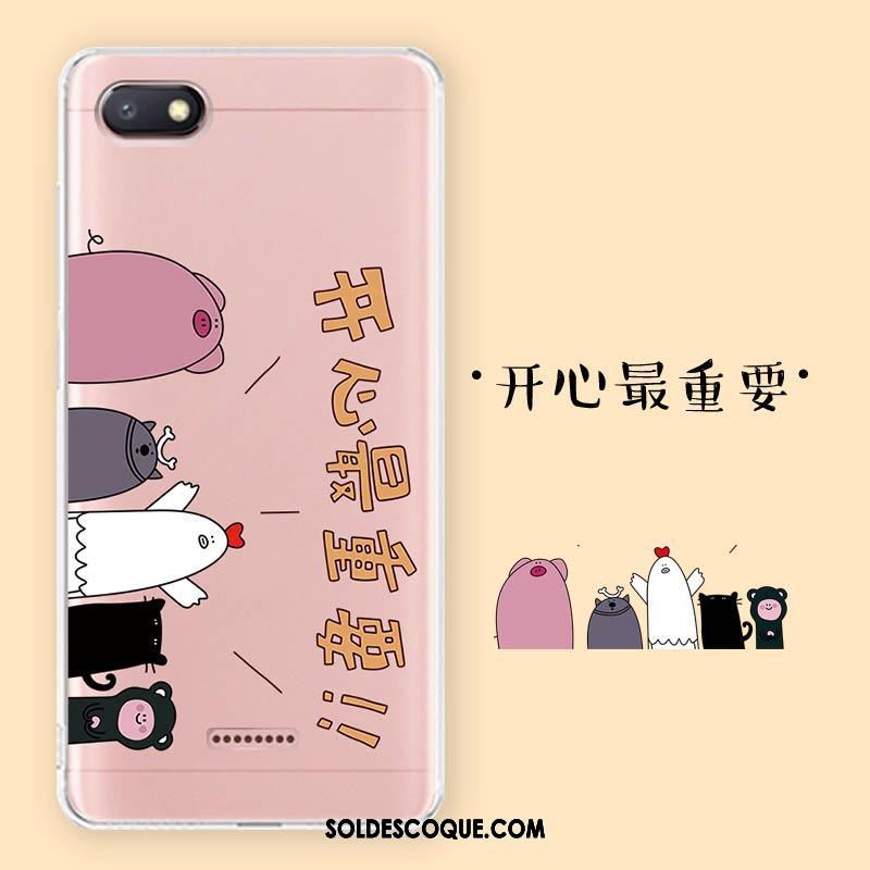 Coque Xiaomi Redmi 6a Amoureux Dessin Animé Rouge Étui Fluide Doux Pas Cher