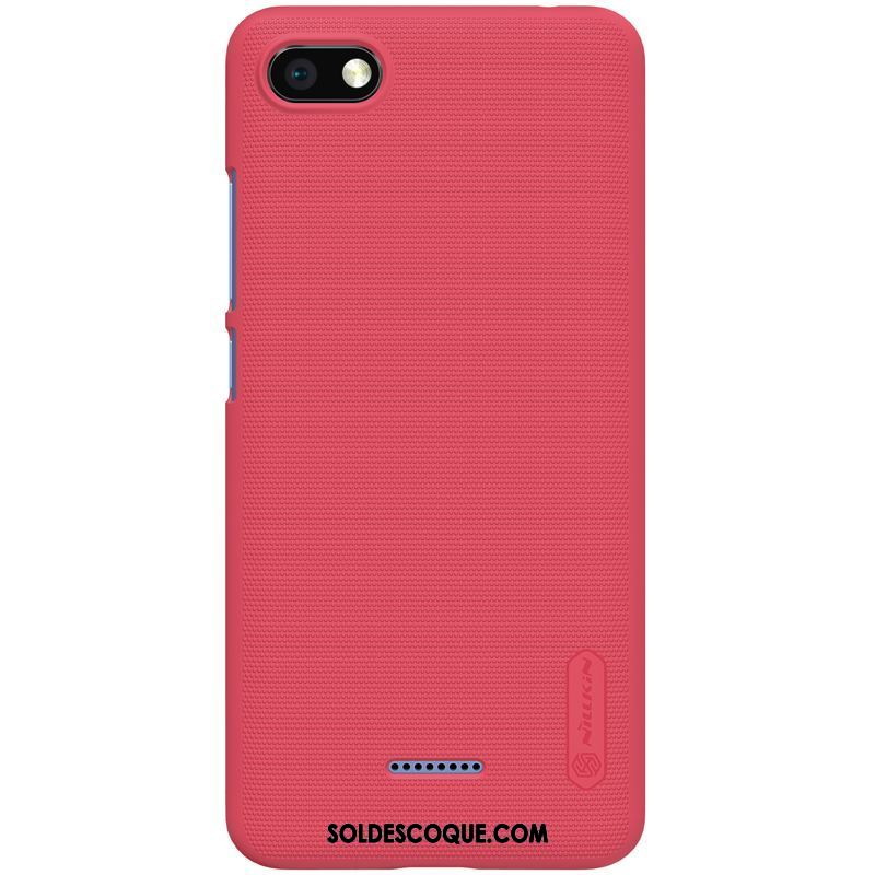 Coque Xiaomi Redmi 6a Antidérapant Rouge Téléphone Portable Étui Petit Pas Cher