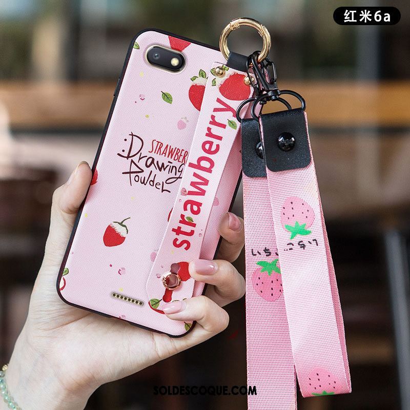 Coque Xiaomi Redmi 6a Art Frais Petit Incassable Délavé En Daim Housse En Vente