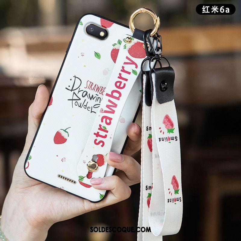 Coque Xiaomi Redmi 6a Art Frais Petit Incassable Délavé En Daim Housse En Vente