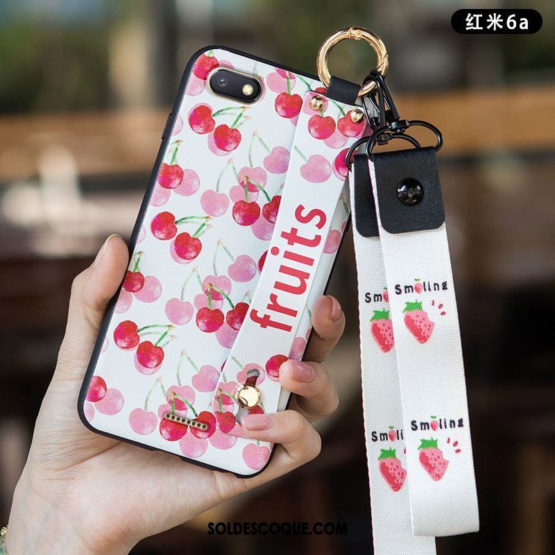 Coque Xiaomi Redmi 6a Art Frais Petit Incassable Délavé En Daim Housse En Vente