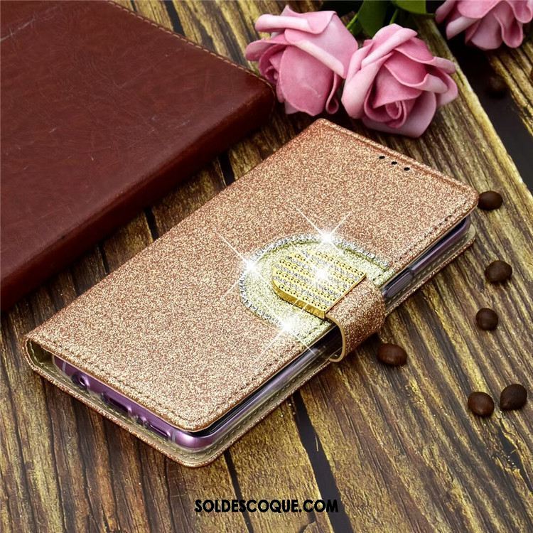 Coque Xiaomi Redmi 6a Clamshell Étui En Cuir Rose Violet Nouveau En Ligne