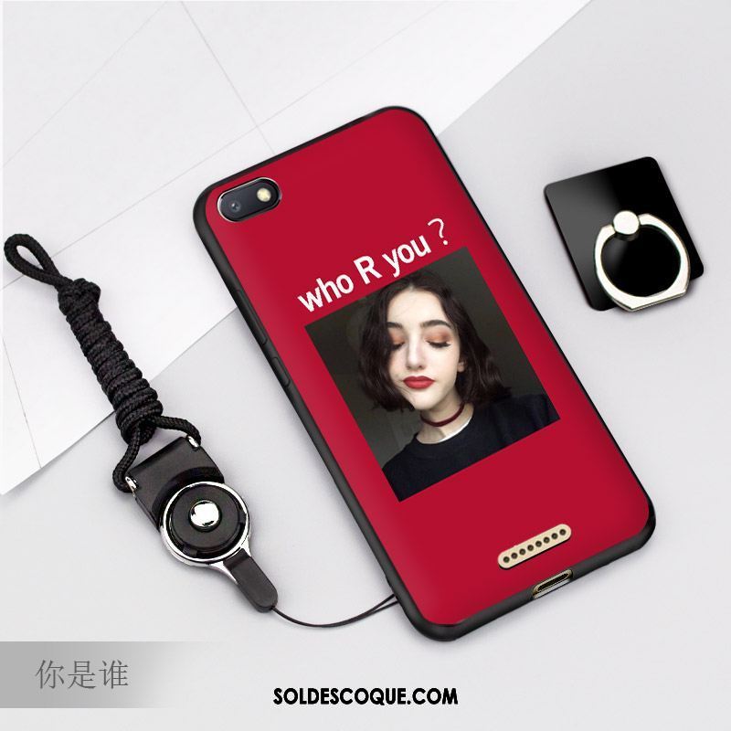 Coque Xiaomi Redmi 6a Fluide Doux Incassable Silicone Rouge Étui En Ligne