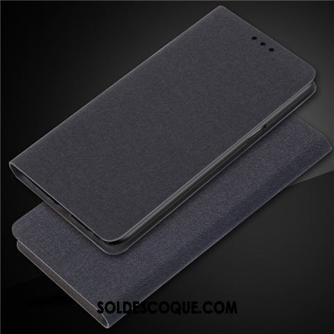 Coque Xiaomi Redmi 6a Incassable Étui En Cuir Téléphone Portable Noir En Vente