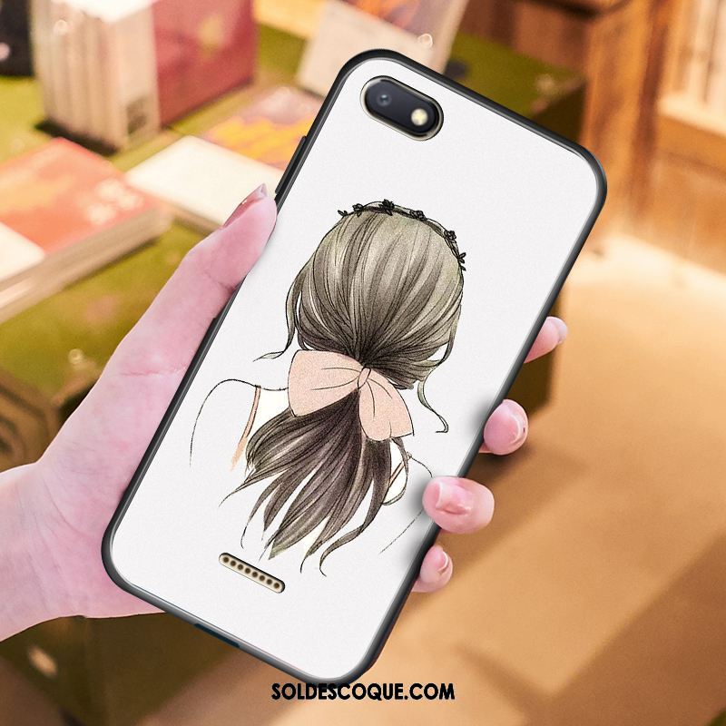 Coque Xiaomi Redmi 6a Personnalité Petit Blanc Créatif Dessin Animé En Ligne