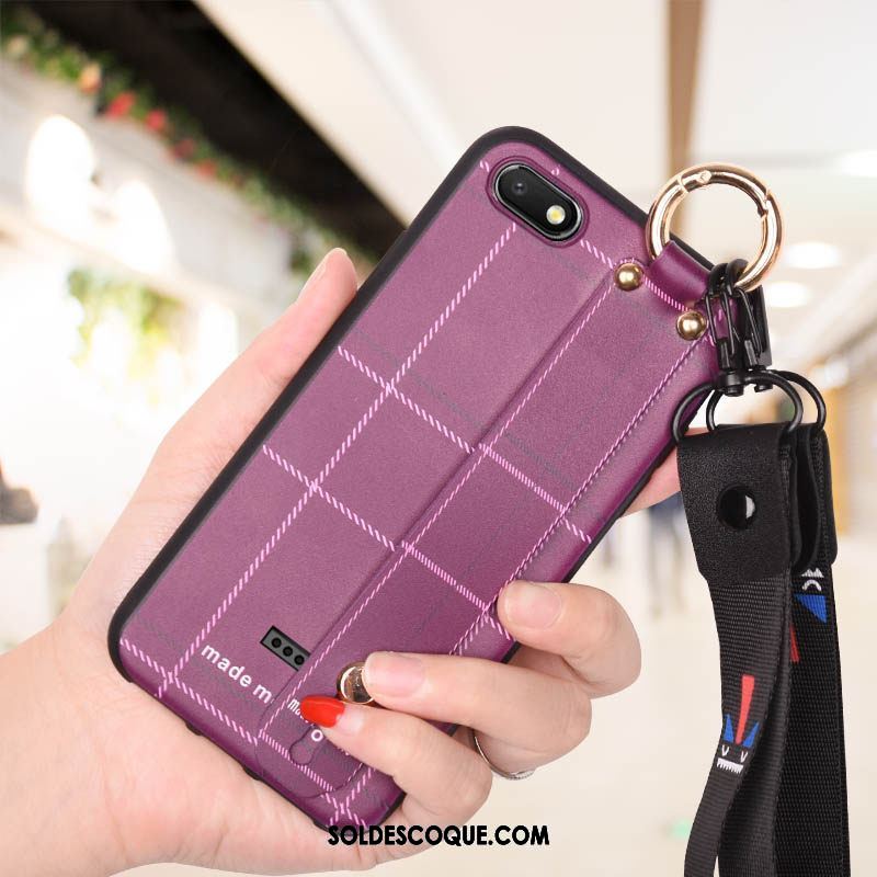 Coque Xiaomi Redmi 6a Personnalité Violet Marque De Tendance Rouge Incassable En Ligne