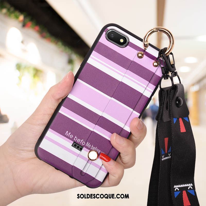 Coque Xiaomi Redmi 6a Personnalité Violet Marque De Tendance Rouge Incassable En Ligne