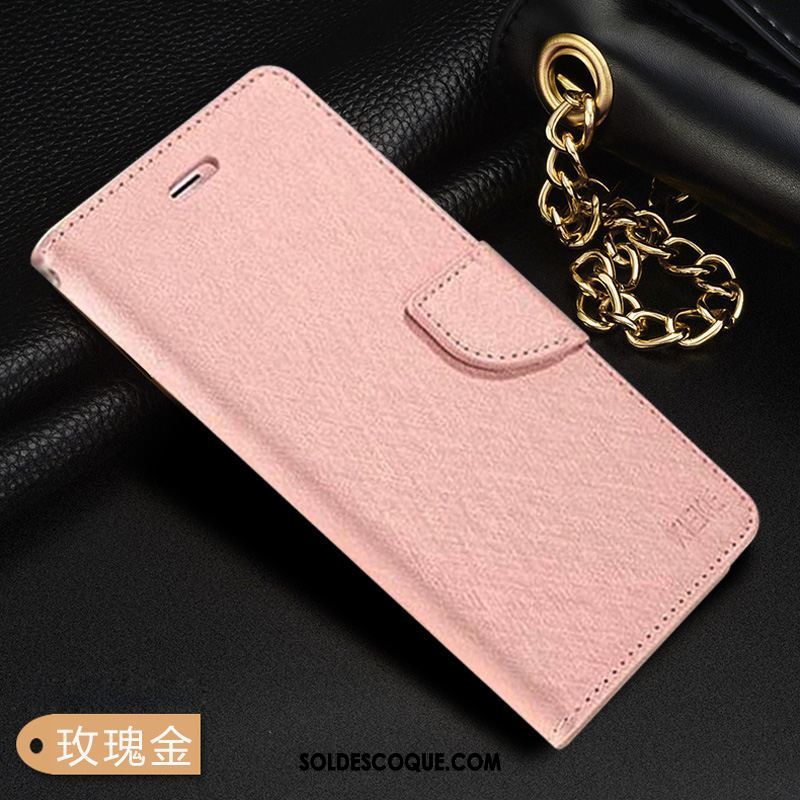 Coque Xiaomi Redmi 6a Rose Incassable Simple Téléphone Portable Étui En Cuir En Vente