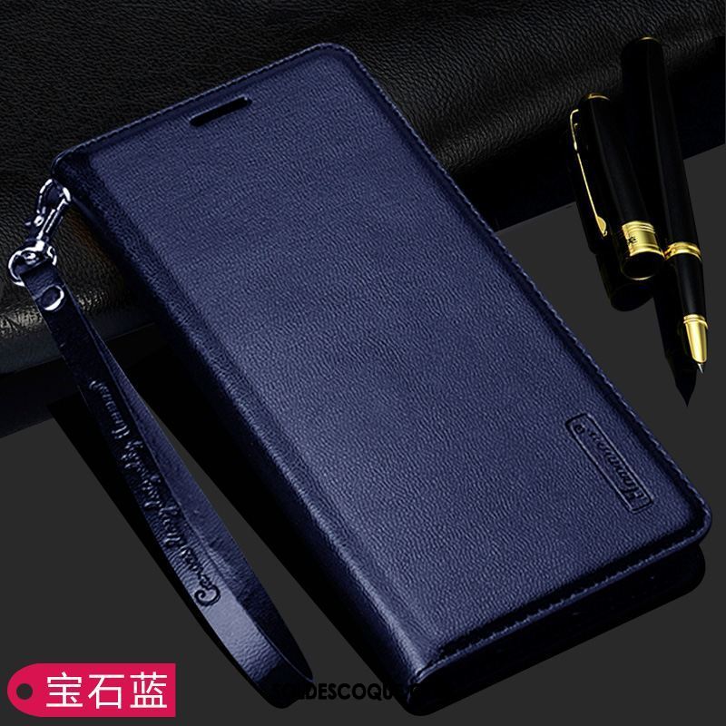 Coque Xiaomi Redmi 6a Téléphone Portable Étui Étui En Cuir Cuir Véritable Pas Cher