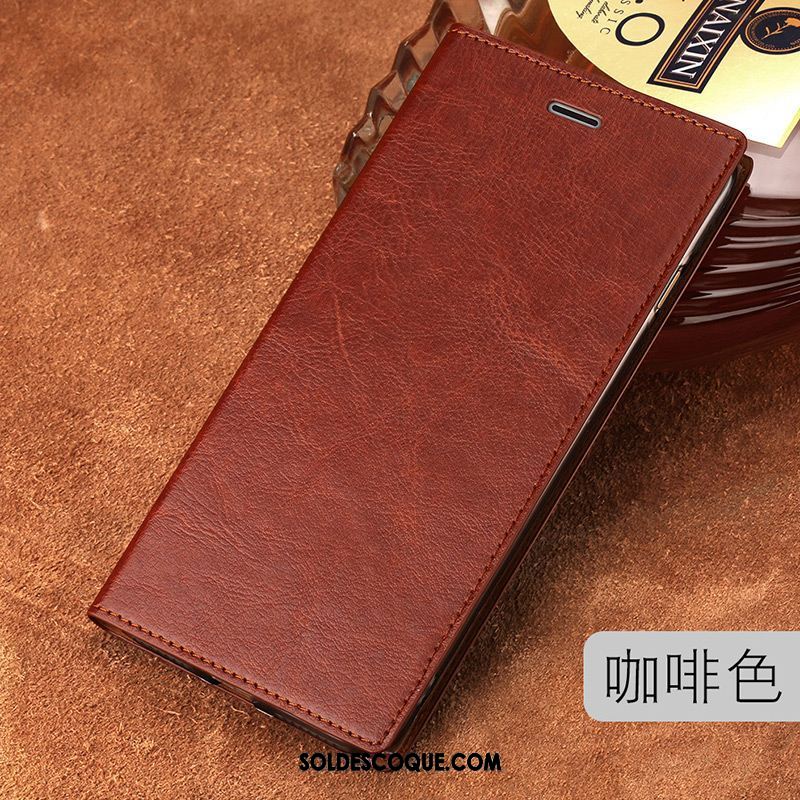 Coque Xiaomi Redmi 6a Vin Rouge Protection Téléphone Portable Luxe Cuir Véritable En Vente