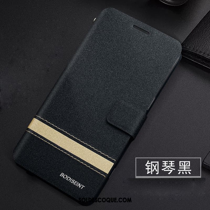 Coque Xiaomi Redmi 6a Étui En Cuir Business Téléphone Portable Tout Compris Bleu Pas Cher
