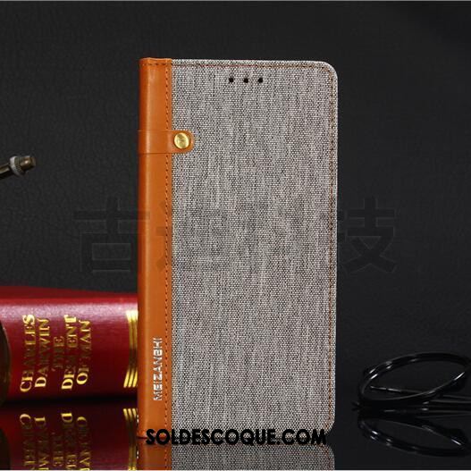 Coque Xiaomi Redmi 6a Étui En Cuir Noir Téléphone Portable Créatif Personnalité Pas Cher