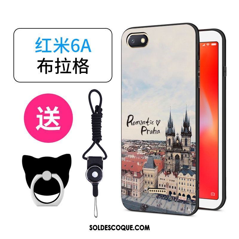 Coque Xiaomi Redmi 6a Étui Rose Amoureux Étudiant Téléphone Portable Soldes