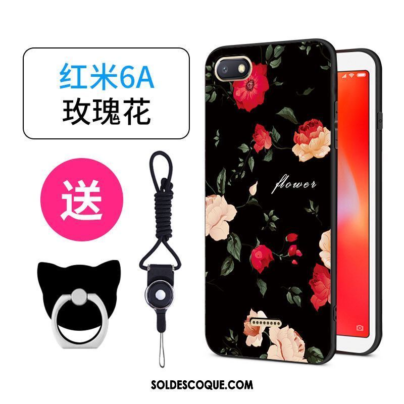 Coque Xiaomi Redmi 6a Étui Rose Amoureux Étudiant Téléphone Portable Soldes