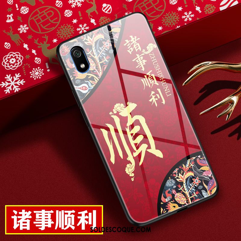 Coque Xiaomi Redmi 7a Incassable Miroir Étui Téléphone Portable Peinture En Ligne