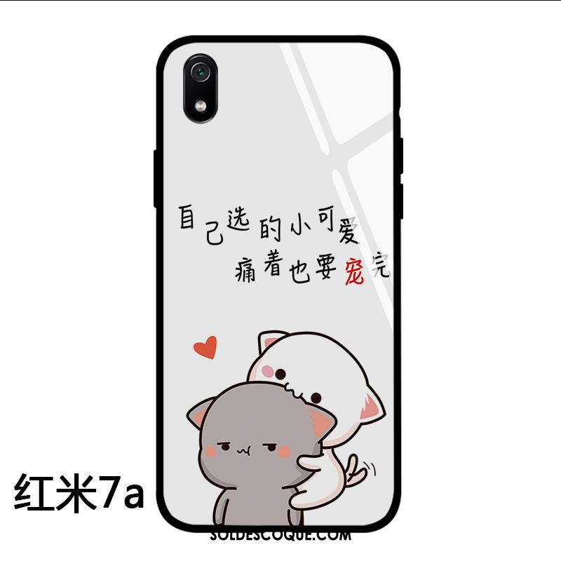 Coque Xiaomi Redmi 7a Marque De Tendance Étui Incassable Dessin Animé Amoureux En Vente
