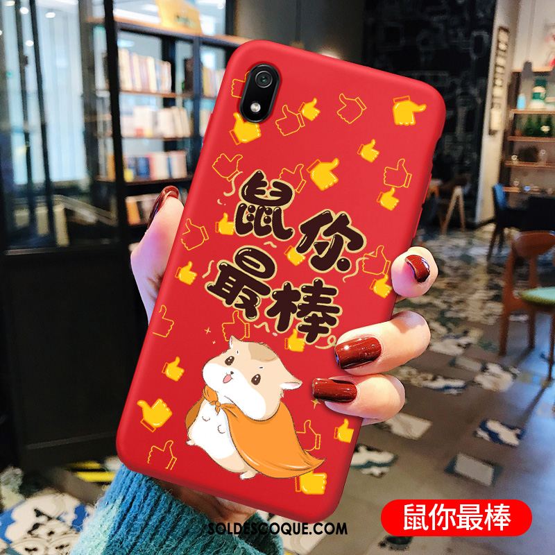 Coque Xiaomi Redmi 7a Tout Compris Nouveau Téléphone Portable Dessin Animé Rouge Housse En Ligne