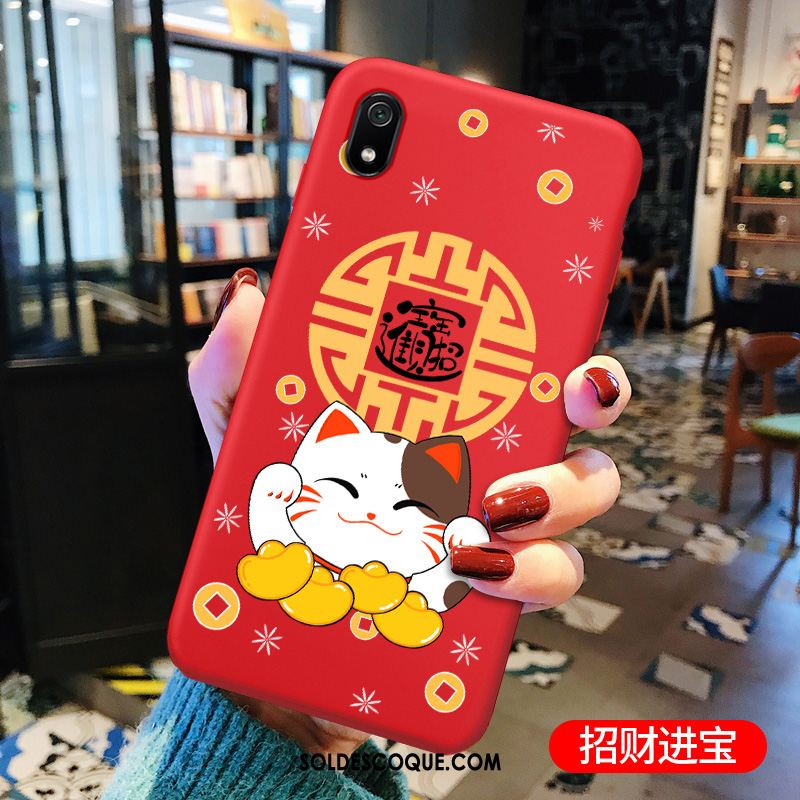 Coque Xiaomi Redmi 7a Tout Compris Nouveau Téléphone Portable Dessin Animé Rouge Housse En Ligne