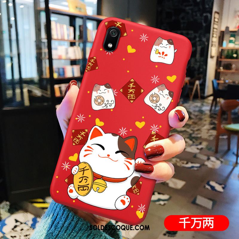 Coque Xiaomi Redmi 7a Tout Compris Nouveau Téléphone Portable Dessin Animé Rouge Housse En Ligne