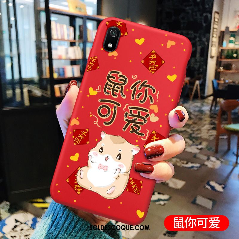 Coque Xiaomi Redmi 7a Tout Compris Nouveau Téléphone Portable Dessin Animé Rouge Housse En Ligne