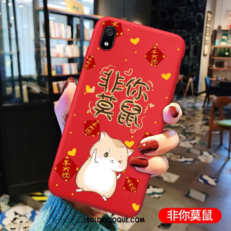 Coque Xiaomi Redmi 7a Tout Compris Nouveau Téléphone Portable Dessin Animé Rouge Housse En Ligne