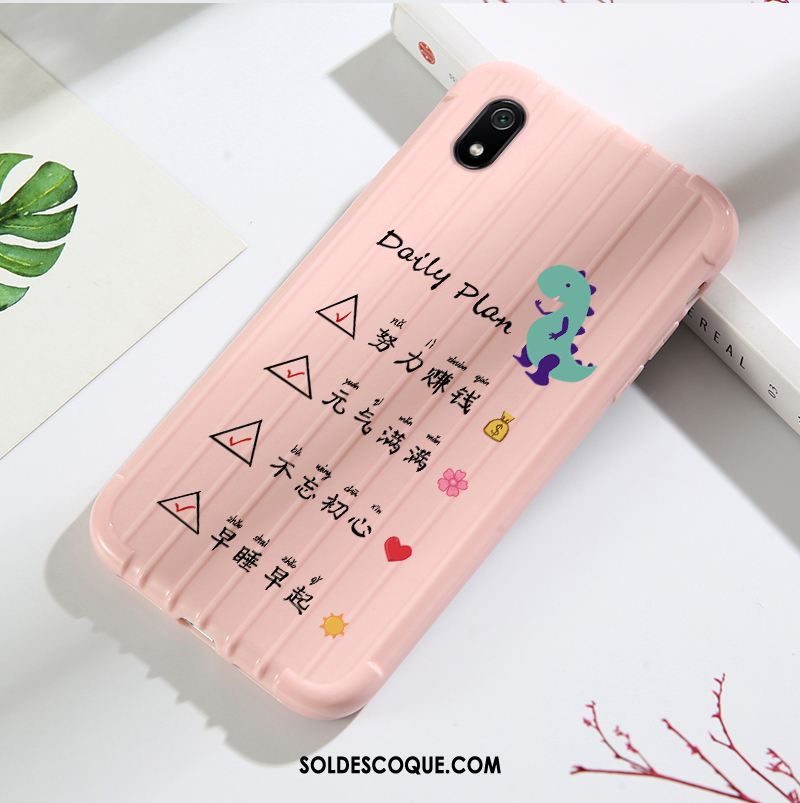 Coque Xiaomi Redmi 7a Tout Compris Personnalité Créatif Incassable Rouge Housse Pas Cher