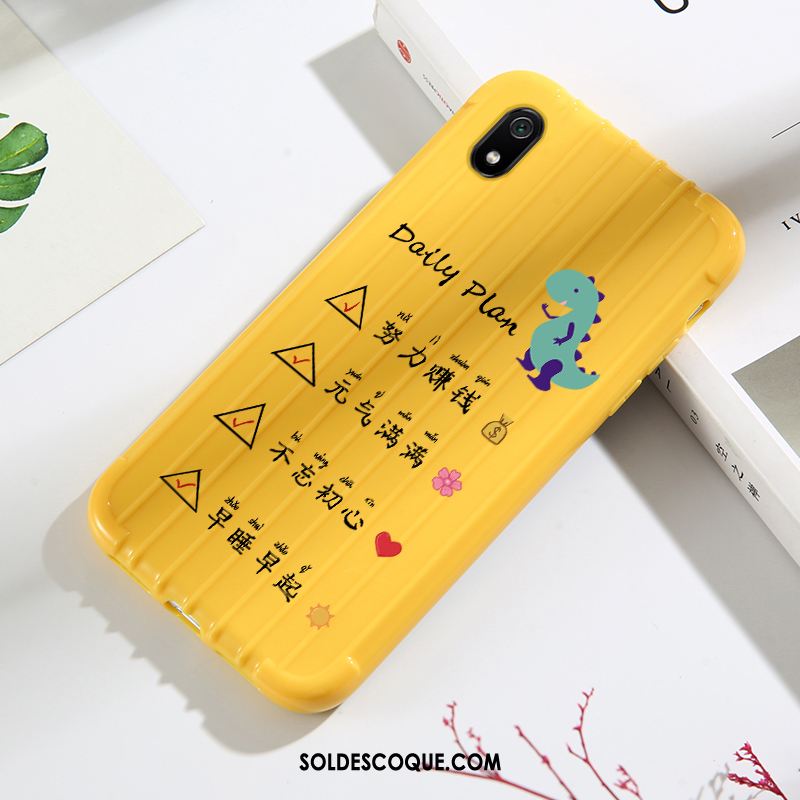 Coque Xiaomi Redmi 7a Tout Compris Personnalité Créatif Incassable Rouge Housse Pas Cher