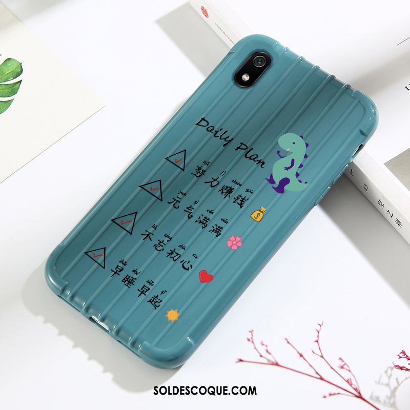 Coque Xiaomi Redmi 7a Tout Compris Personnalité Créatif Incassable Rouge Housse Pas Cher