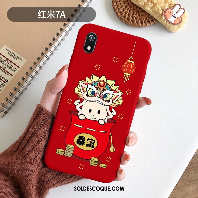 Coque Xiaomi Redmi 7a Téléphone Portable Nouveau Rat Style Chinois Silicone France