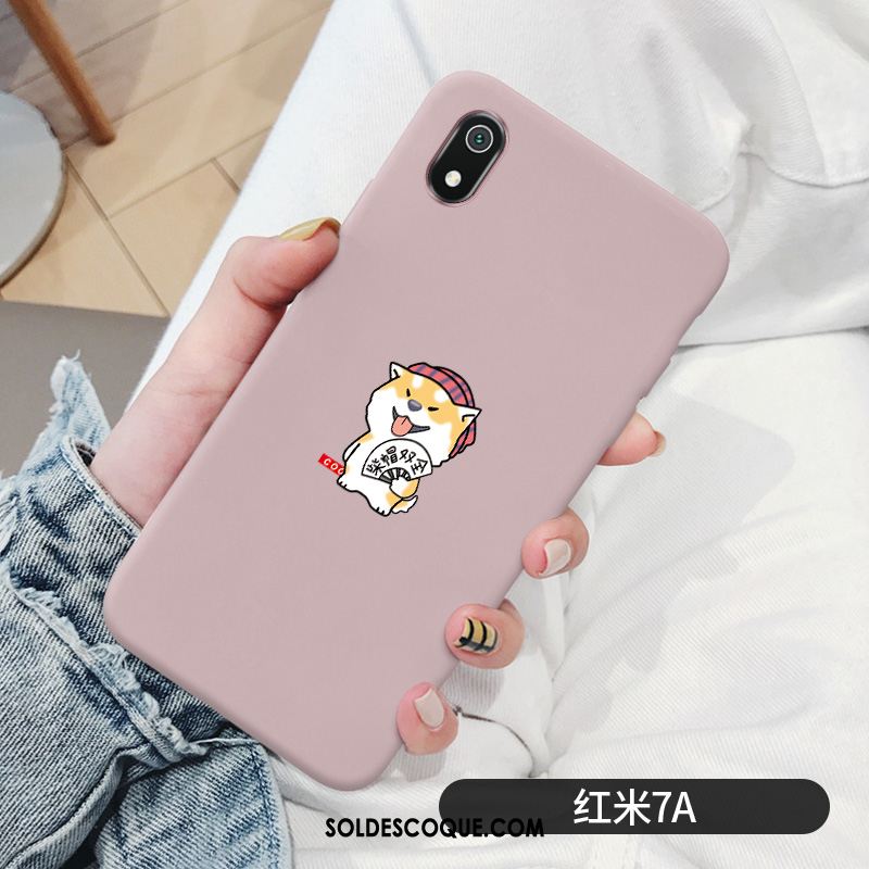 Coque Xiaomi Redmi 7a Téléphone Portable Étui Protection Rouge Vent Pas Cher