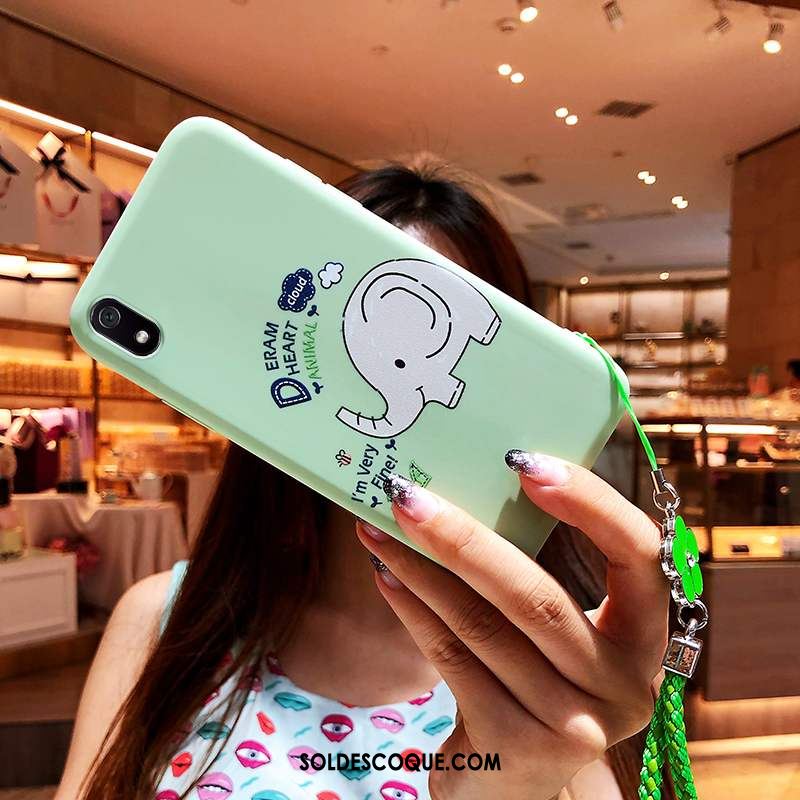 Coque Xiaomi Redmi 7a Vert Incassable Tendance Étui Téléphone Portable Pas Cher